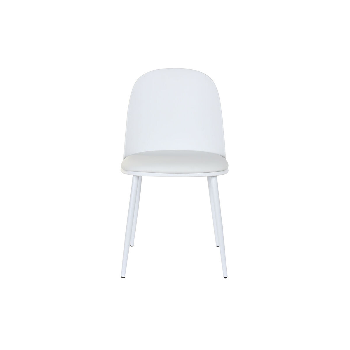 Spisebordsstol DKD Home Decor Hvid 45 x 48 x 83 cm